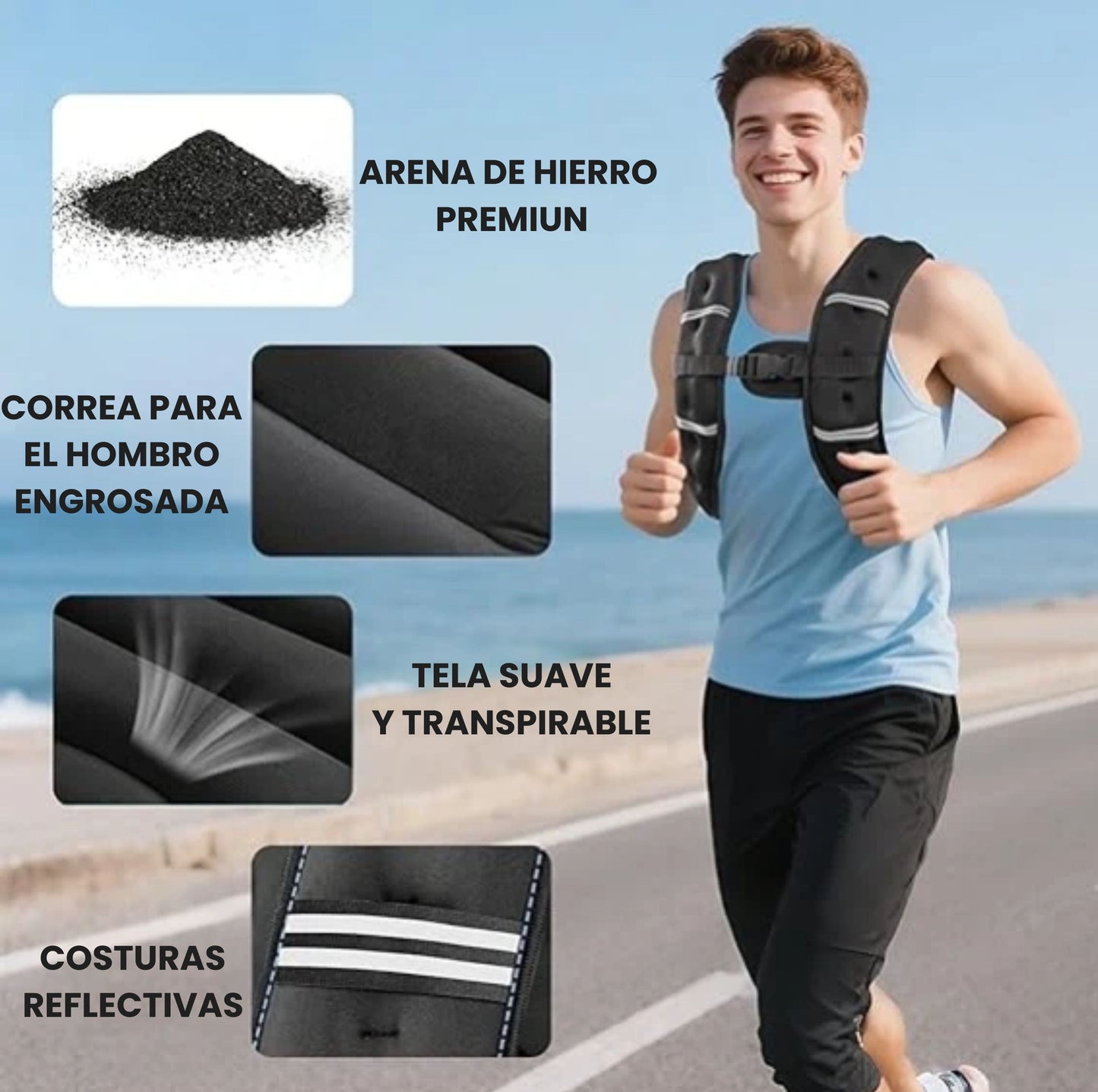 Chaleco Con Peso 5kg